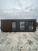 Contenedor de Oficina 800×300 con Baño y Aire Acondicionado